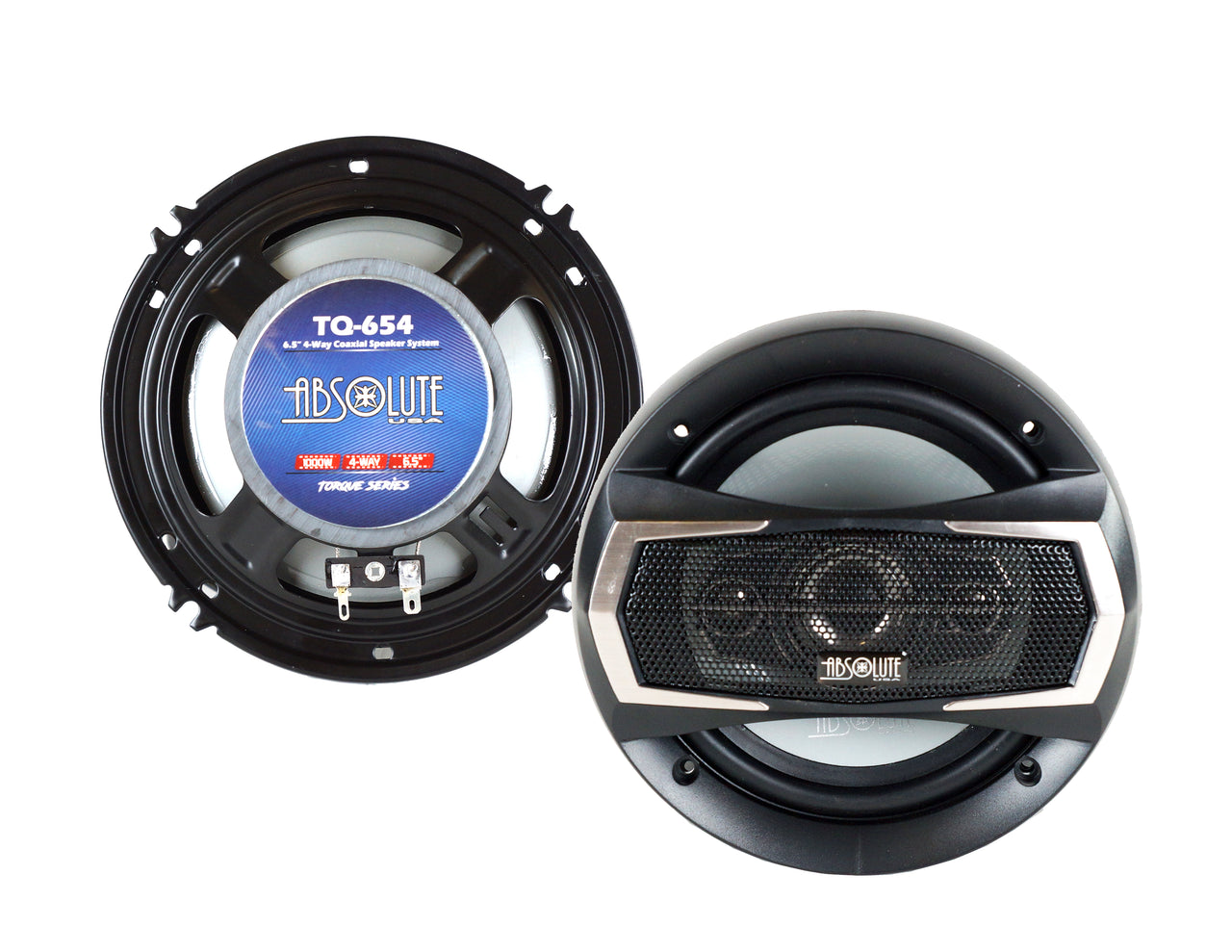 Absolute TQ-654 6.5" 400W 4-Way full-range Coaxial Loudspeakers Car Speakers
