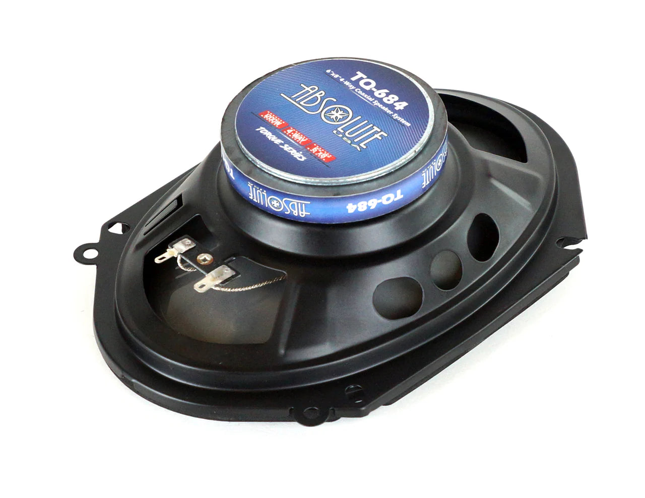 Absolute TQ-684 6"x8" 600W 4-way Coaxial Speakers