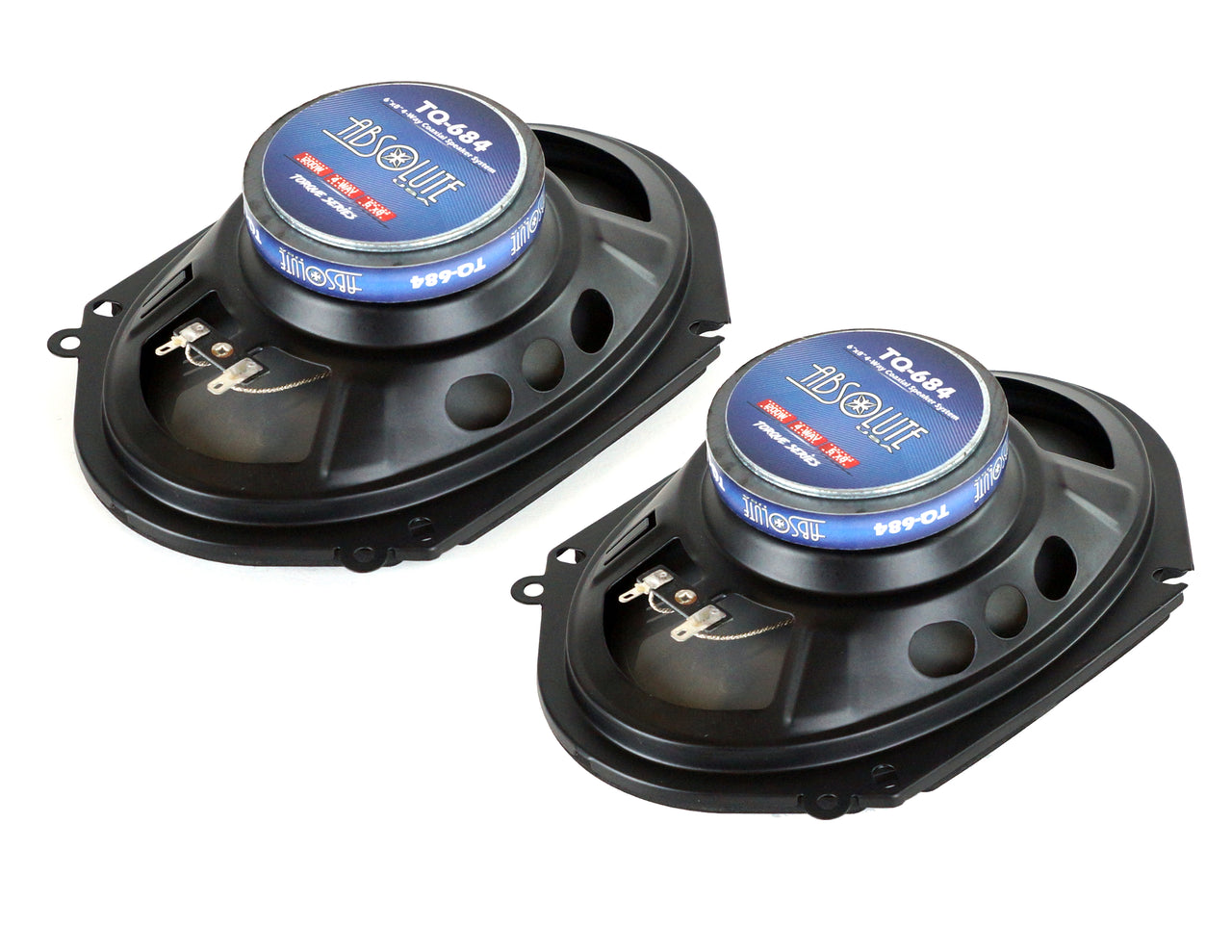 Absolute TQ-684 6"x8" 600W 4-Way full-range Coaxial Loudspeakers Car Speakers
