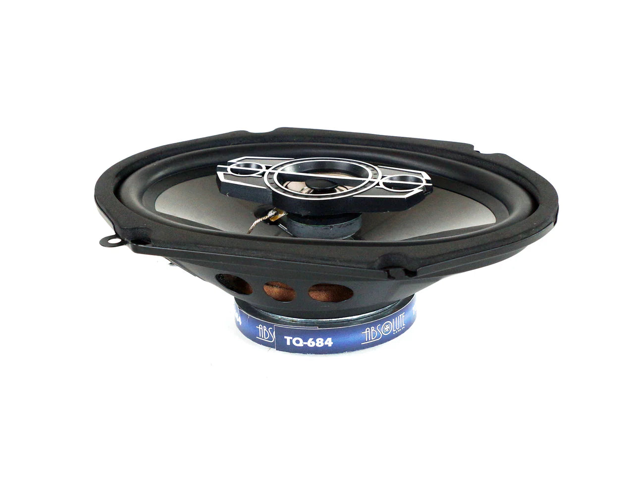 Absolute TQ-684 6"x8" 600W 4-Way Coaxial Car Speakers Bundle