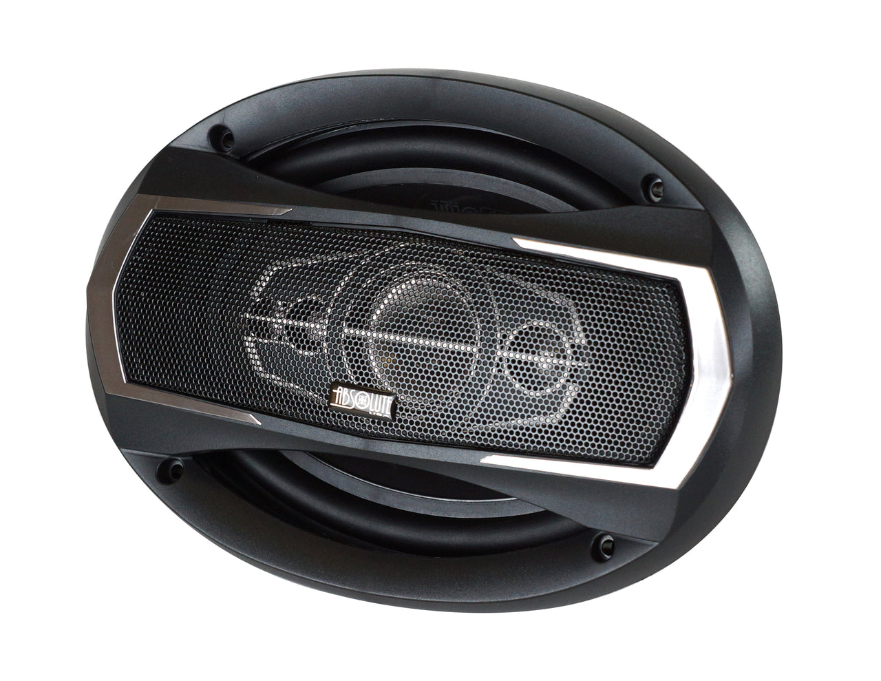 2 Absolute TQ-695 6x9" 5-Way Coaxial Car Speakers 600W Pair Carbon Fiber Cone Full-Range Audio Upgrade