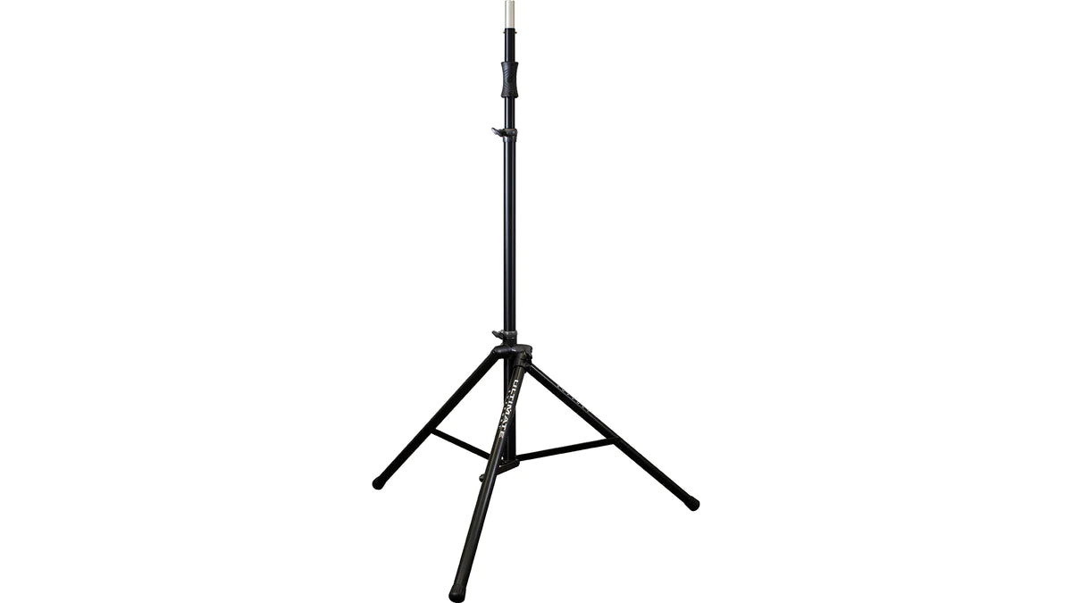 Ultimate Support TS-110BL Air-Powered Series® Lift-assist Aluminum Tripod Speaker Stand with Integrated Speaker Adapter - Extra Tall & Includes Leveling Leg