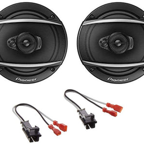 Pioneer TS-A1670F 6.5" Car Truck Front or Rear Door Speakers Harness Fit GM 06-16