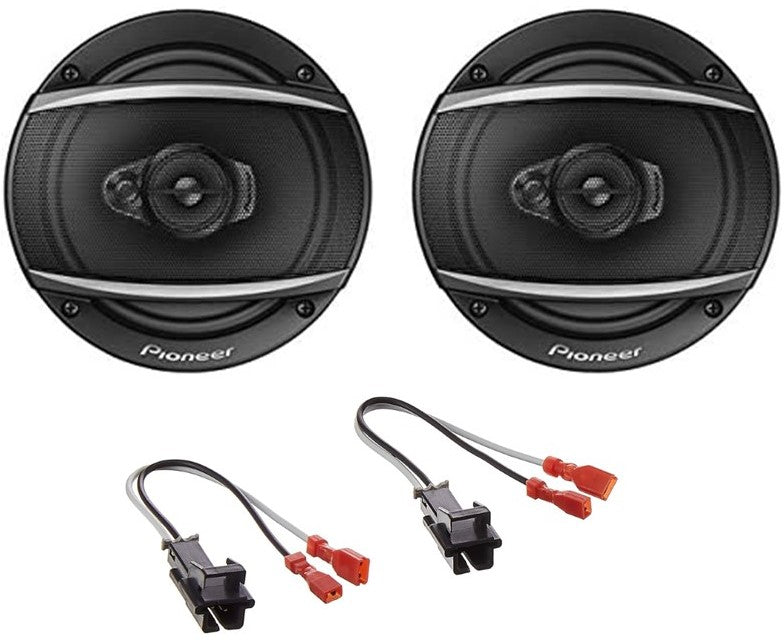 Pioneer TS-A1670F 6.5" Car Truck Front or Rear Door Speakers Harness Fit GM 06-16