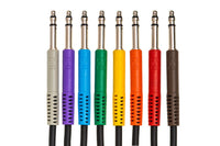 Thumbnail for Hosa TTS-830 Balanced TT Patch Cable 8-pack 1 foot