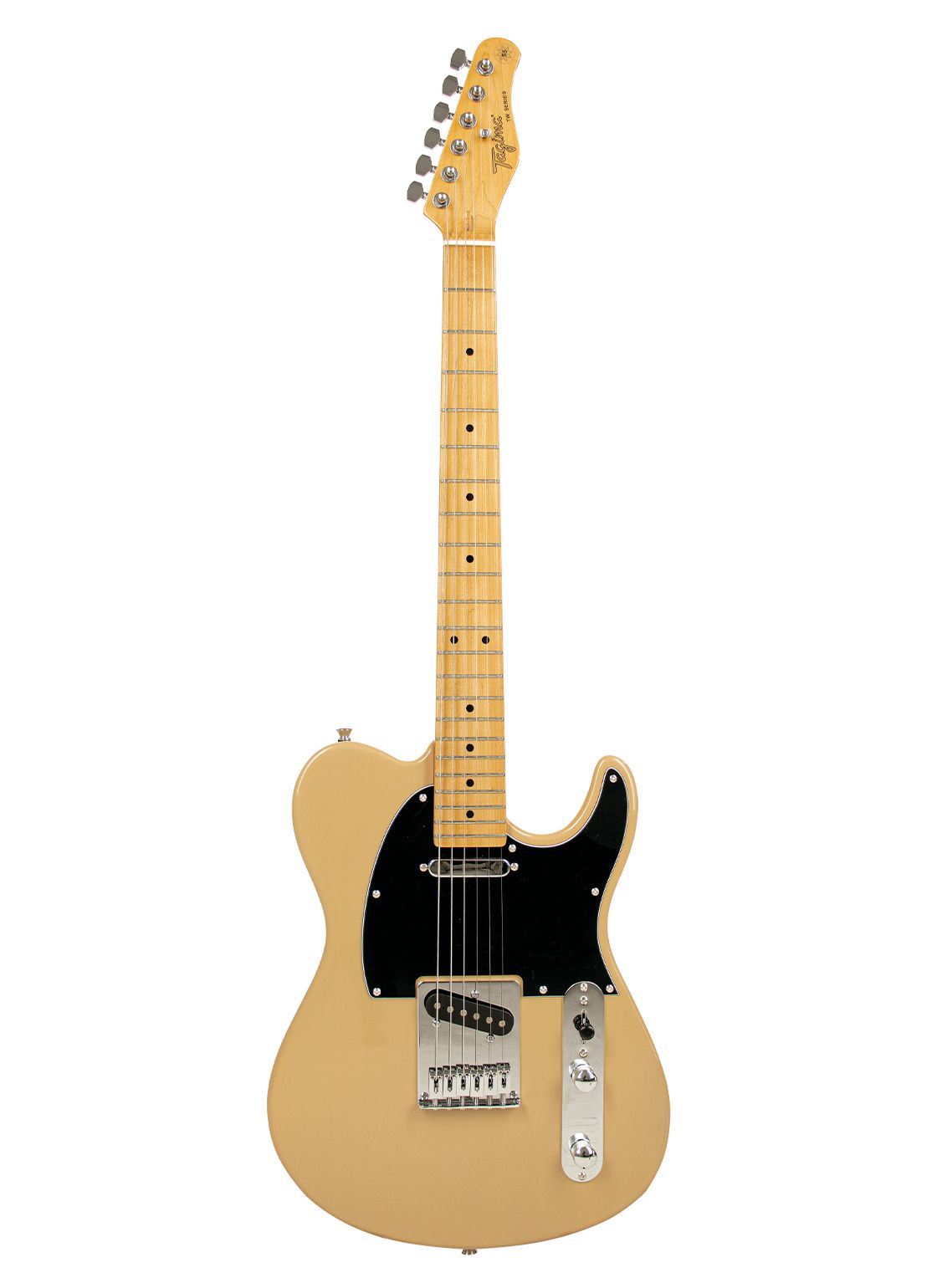 Tagima TW 55-BS-LF/BK Electric Guitar - Butterscotch