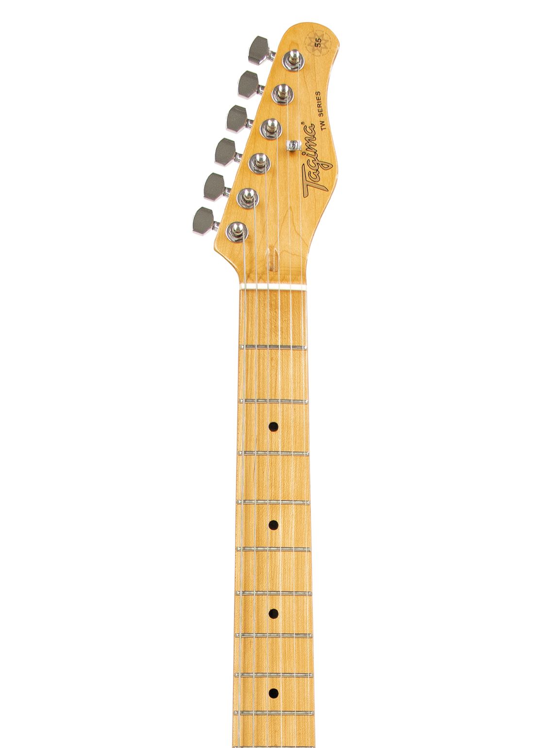 Tagima TW 55-BS-LF/BK Electric Guitar - Butterscotch