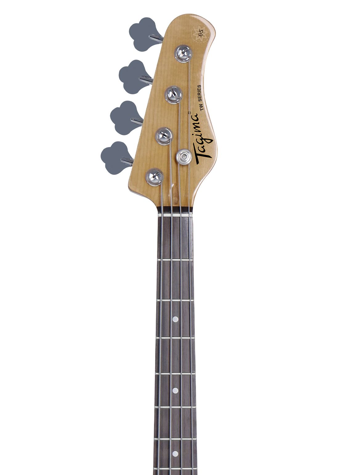 Tagima TW 65-BK-DF/TT Electric Bass Guitar - Black