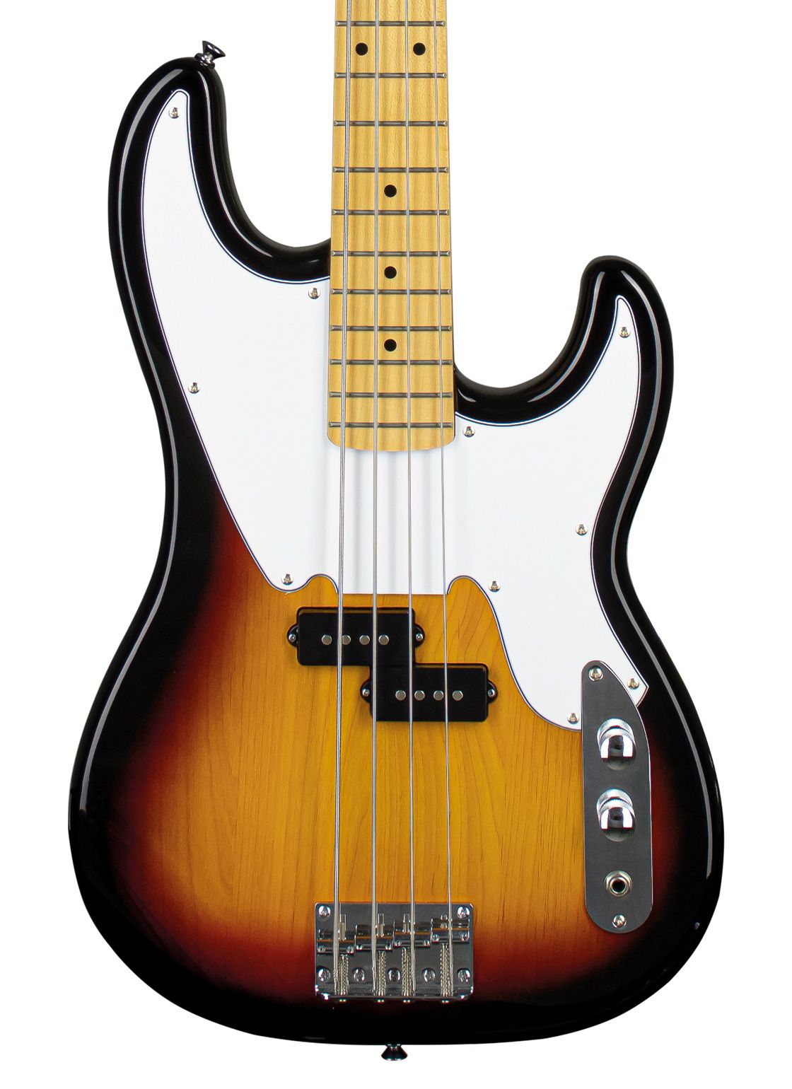 Tagima TW 66-SB-LF/WH Electric Bass Guitar - Sunburst