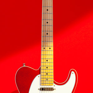 Tagima T 550 CA-LF/WH Electric Guitar - Candy Apple Red