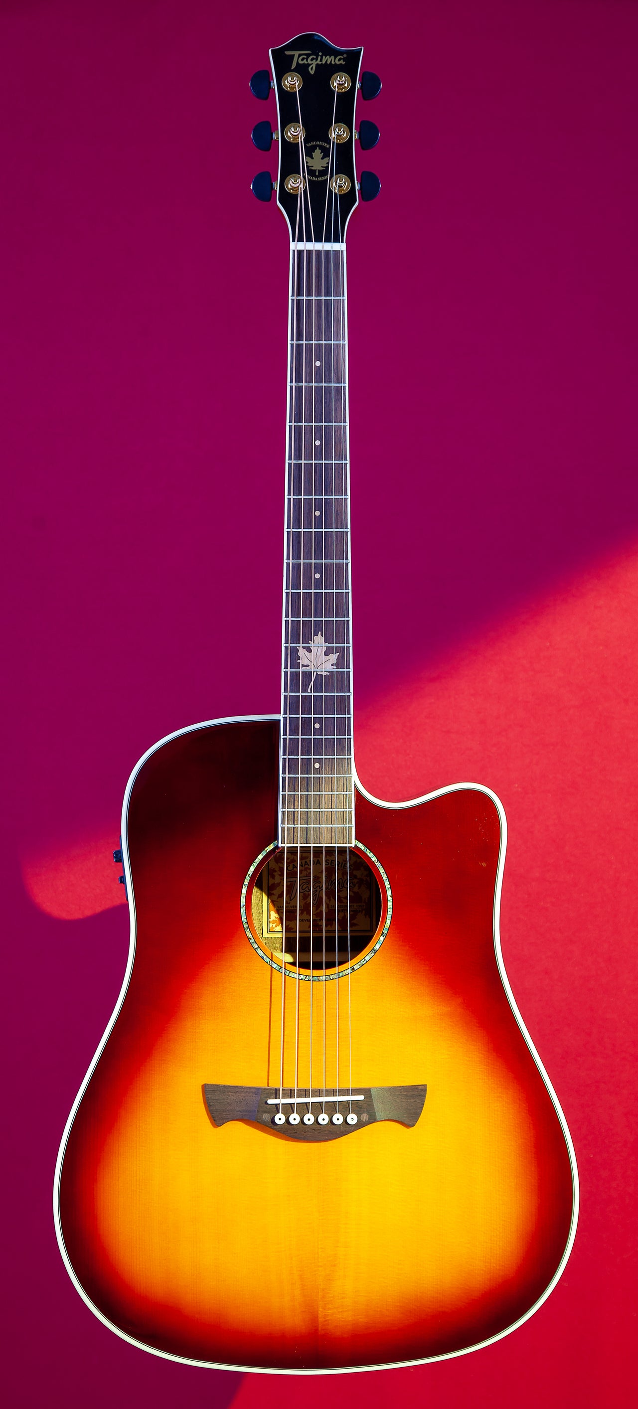 Tagima VANCOUVER -CB Acoustic Guitar - Cherry Burst