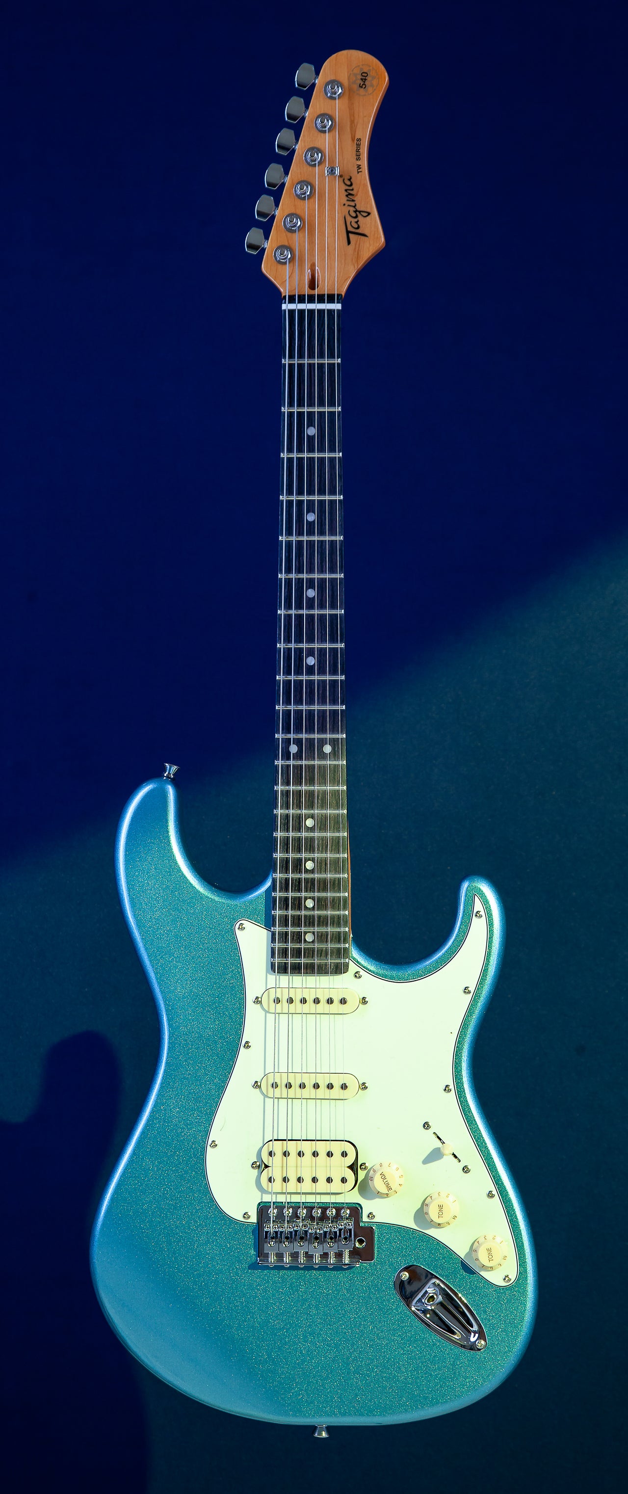 Tagima TG 540 LPB-DF/MG Electric Guitar - Lake Placid Blue