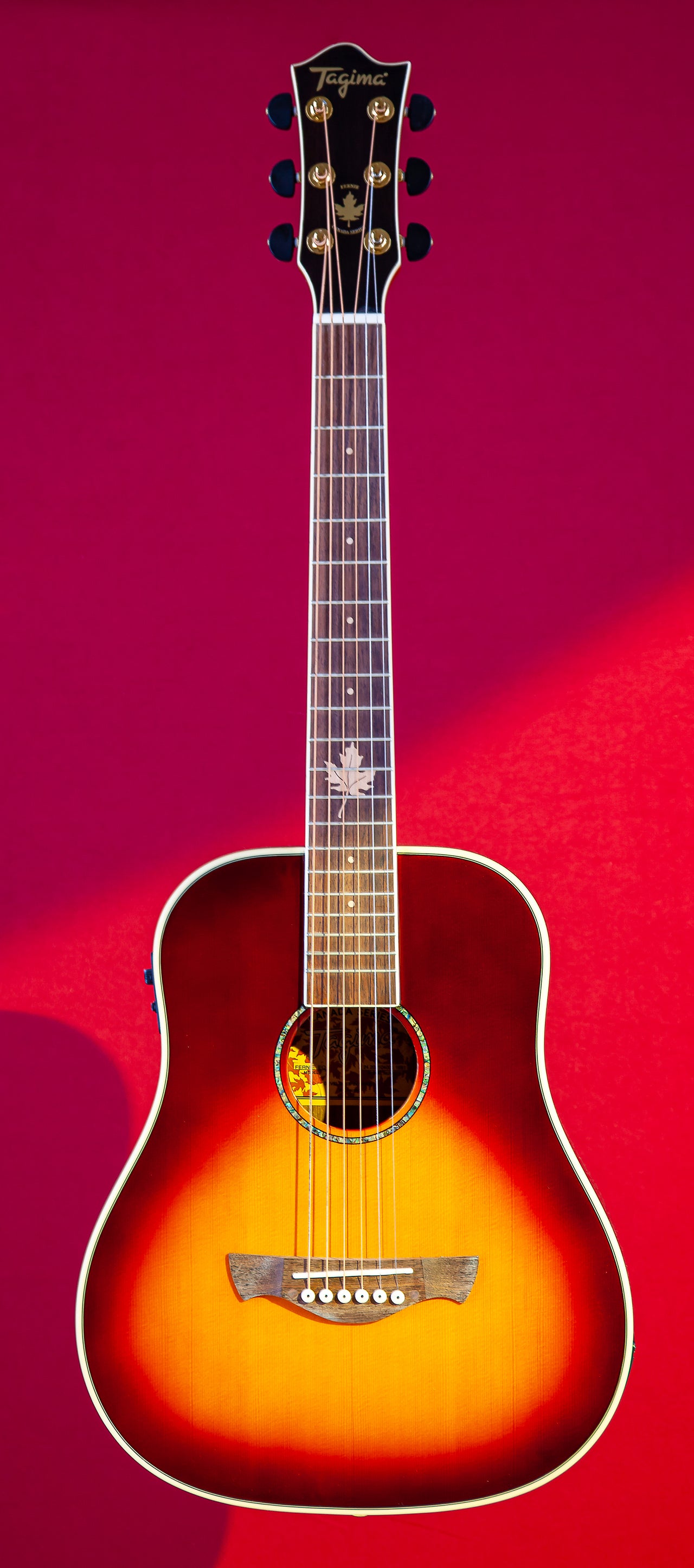 Tagima FERNIE-CB Acoustic Guitar - Cherry Burst