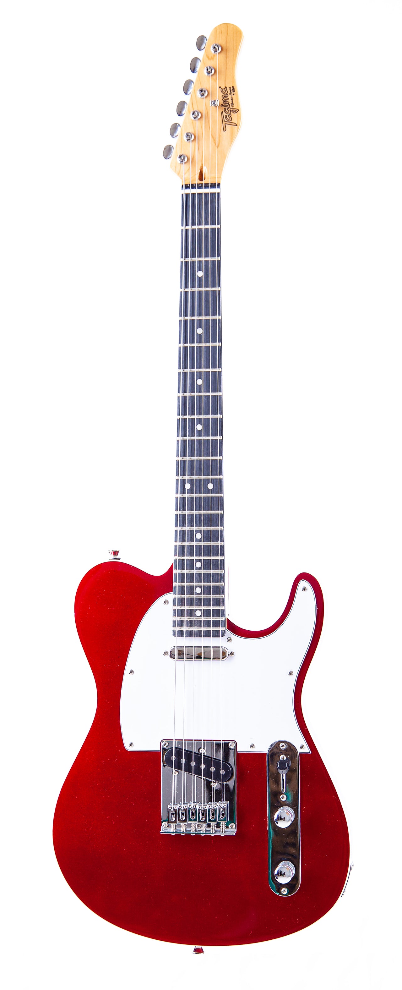 Tagima T 550 CA-DF/WH Electric Guitar - Candy Apple Red