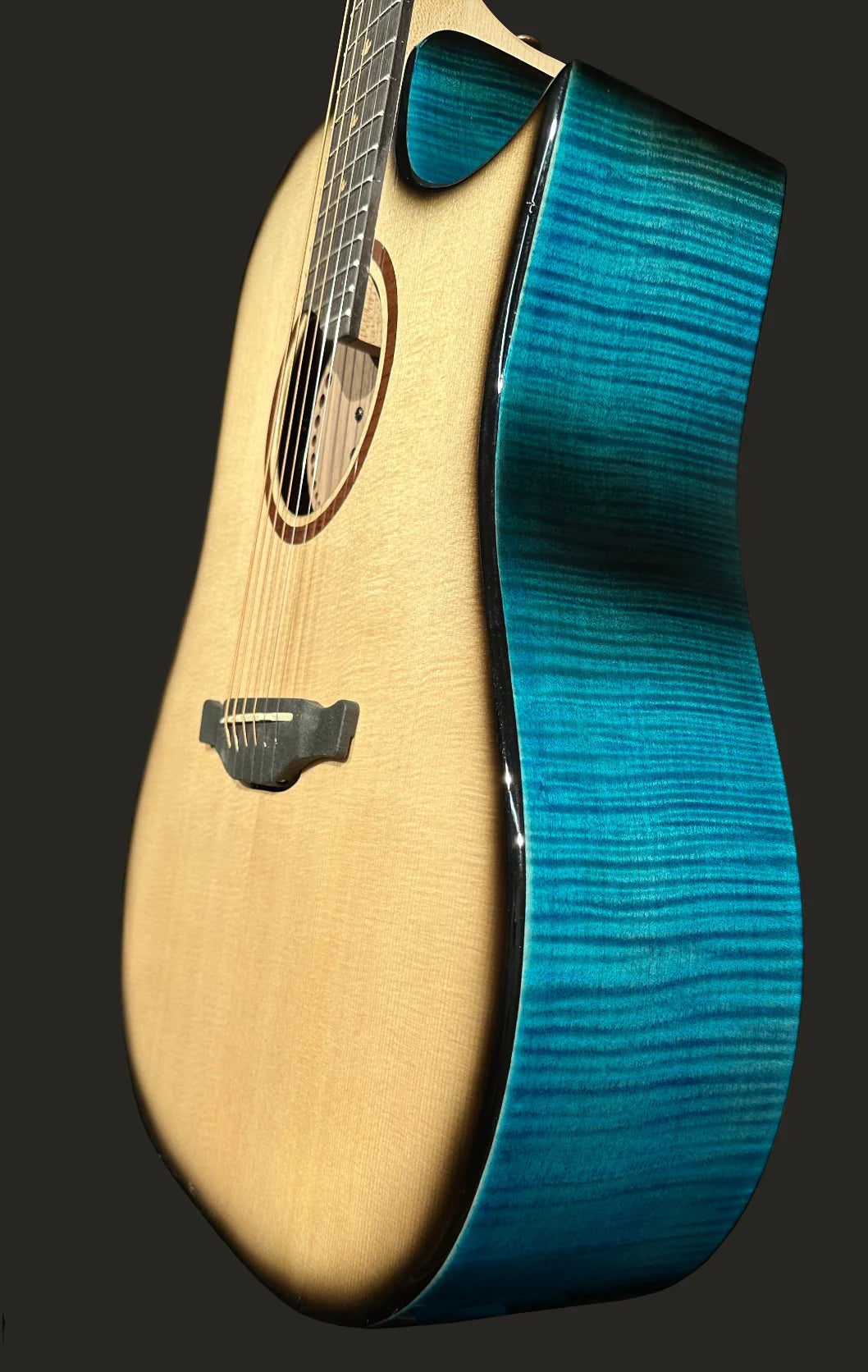 Peavey Dread-CE Spr/Mpl Skeletized Gloss-Blu Guitar