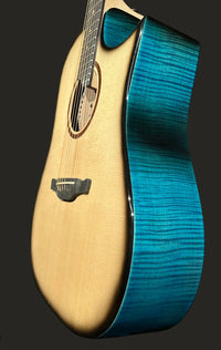 Thumbnail for Peavey Dread-CE Spr/Mpl Skeletized Gloss-Blu Guitar