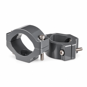 Diamond Audio MSLRGGRY HXM Large Speaker Mounting Bracket Clamp 2.25"-3" Gray