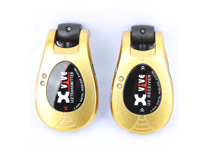 Xvive Audio U2 Digital Wireless System 2.4 GHz for Guitars - Gold