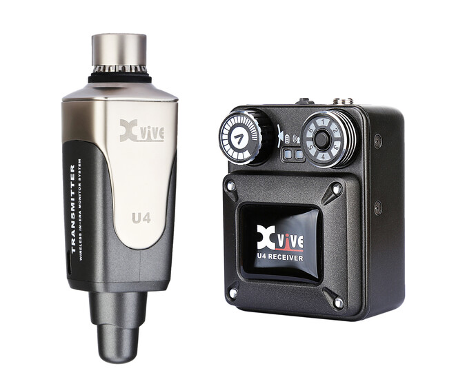 Xvive Audio U4R4 2.4 GHz Wireless In-Ear Monitor System with Four Receivers