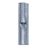 Uninsulated butt connector for wire connections, 8 gauge, silver metal finish.