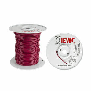 Install Bay US14500R 14 GA US GPT All Copper Primary Wire Red - Coil of 500 Ft