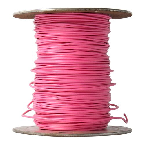Install Bay US16500PK 16 GA US GPT All Copper Primary Wire Pink - Coil of 500 Ft