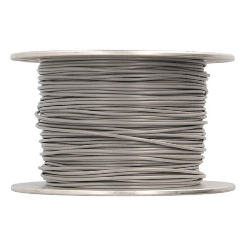 Install Bay US18500GY 18 GA US GPT All Copper Primary Wire Gray - Coil of 500 Ft