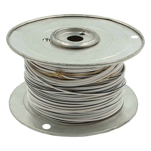 Install Bay US18500WBK 18 GA US GPT All Copper Primary Wire White w/Black Trace