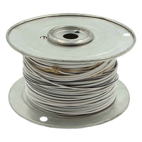 Thumbnail for Install Bay US18500WBK 18 GA US GPT All Copper Primary Wire White w/Black Trace