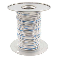 Thumbnail for Install Bay US18500WBL 18 GA US GPT All Copper Primary Wire White w/Blue Trace
