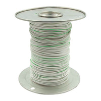 Thumbnail for Install Bay US18500WGN 18 GA US GPT All Copper Primary Wire White w/Green Trace