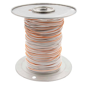 Install Bay US18500WOR 18 GA US GPT All Copper Primary Wire White w/Orange Trace