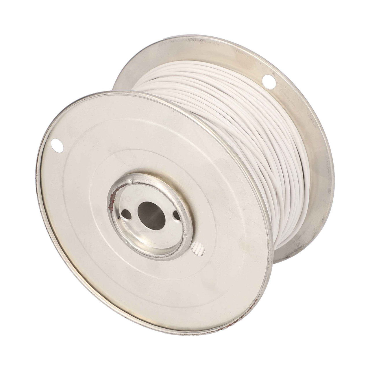 Install Bay US18500WT 18 GA US GPT All Copper Primary Wire White - Coil of 500 Ft