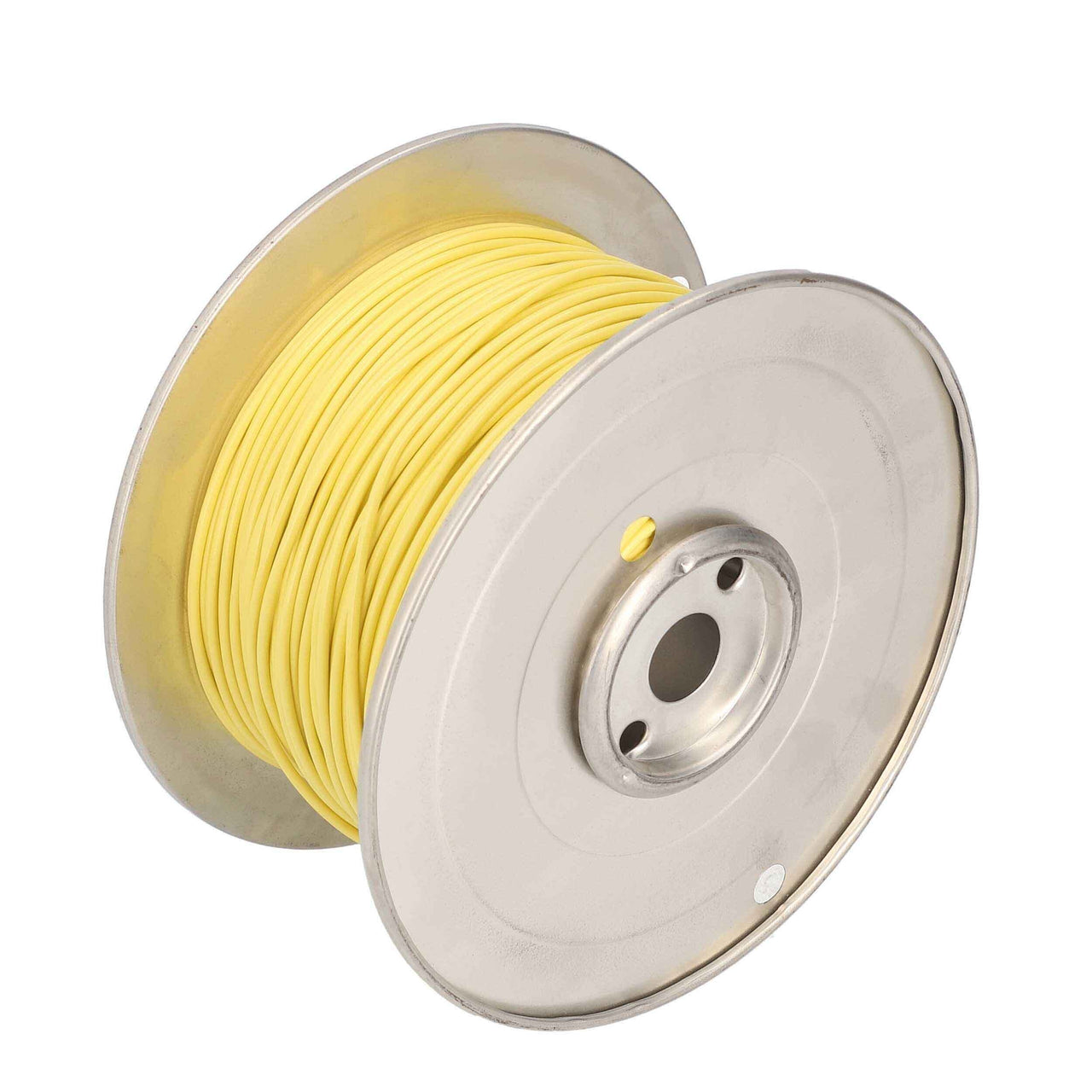 Install Bay US18500YL 18 GA US GPT ALL COPPER PRIMARY WIRE YELLOW - Coil of 500 FT