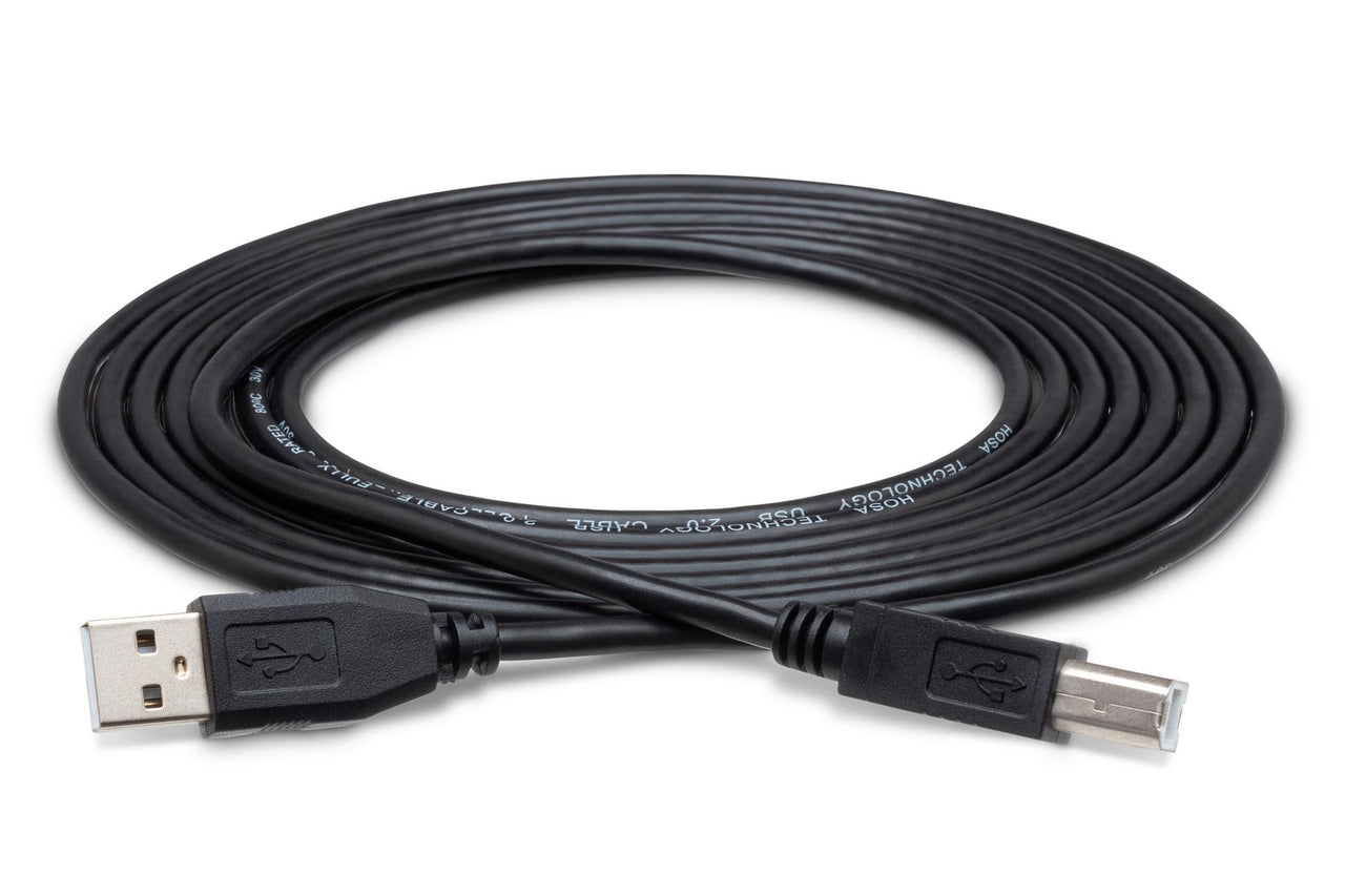 Hosa USB-203AB USB 2.0 Type A to Type B Cable 3 foot