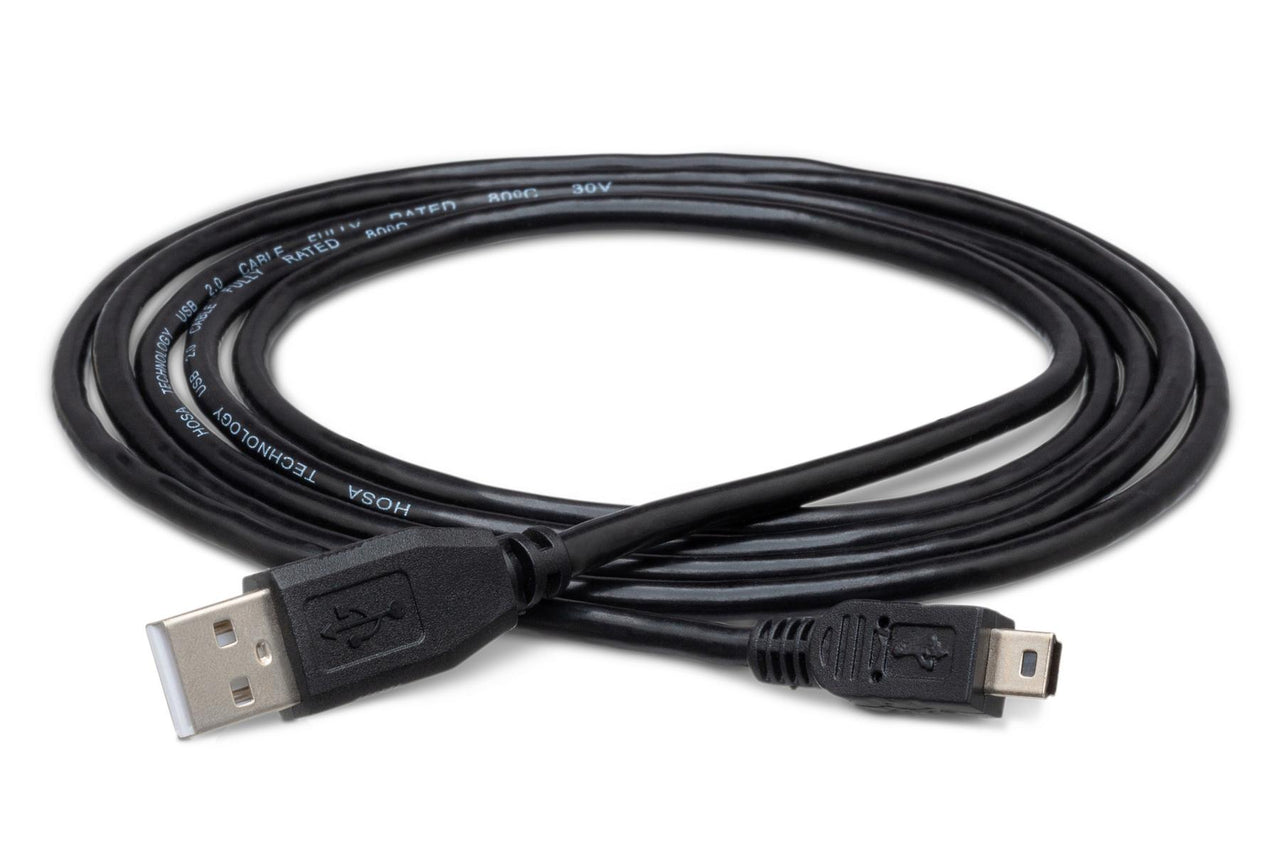 Hosa USB-206AM High-speed USB Type A to Mini-B Cable 6 foot