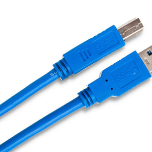 Hosa USB-306AB SuperSpeed USB 3.0 Type A to Type B Cable 6 foot
