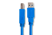 Thumbnail for Hosa USB-306AB SuperSpeed USB 3.0 Type A to Type B Cable 6 foot