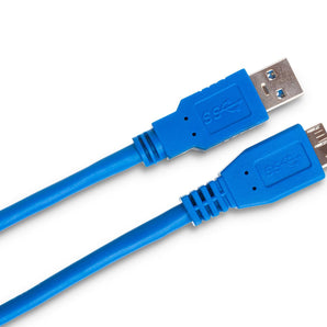 Hosa USB-306AC SuperSpeed USB 3.0 Type A to Micro B Cable 6 foot