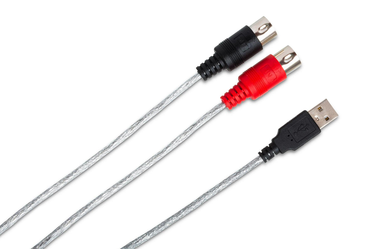 Hosa USM-422 TRACKLINK USB Interface MIDI I/O to USB Type A 6 foot