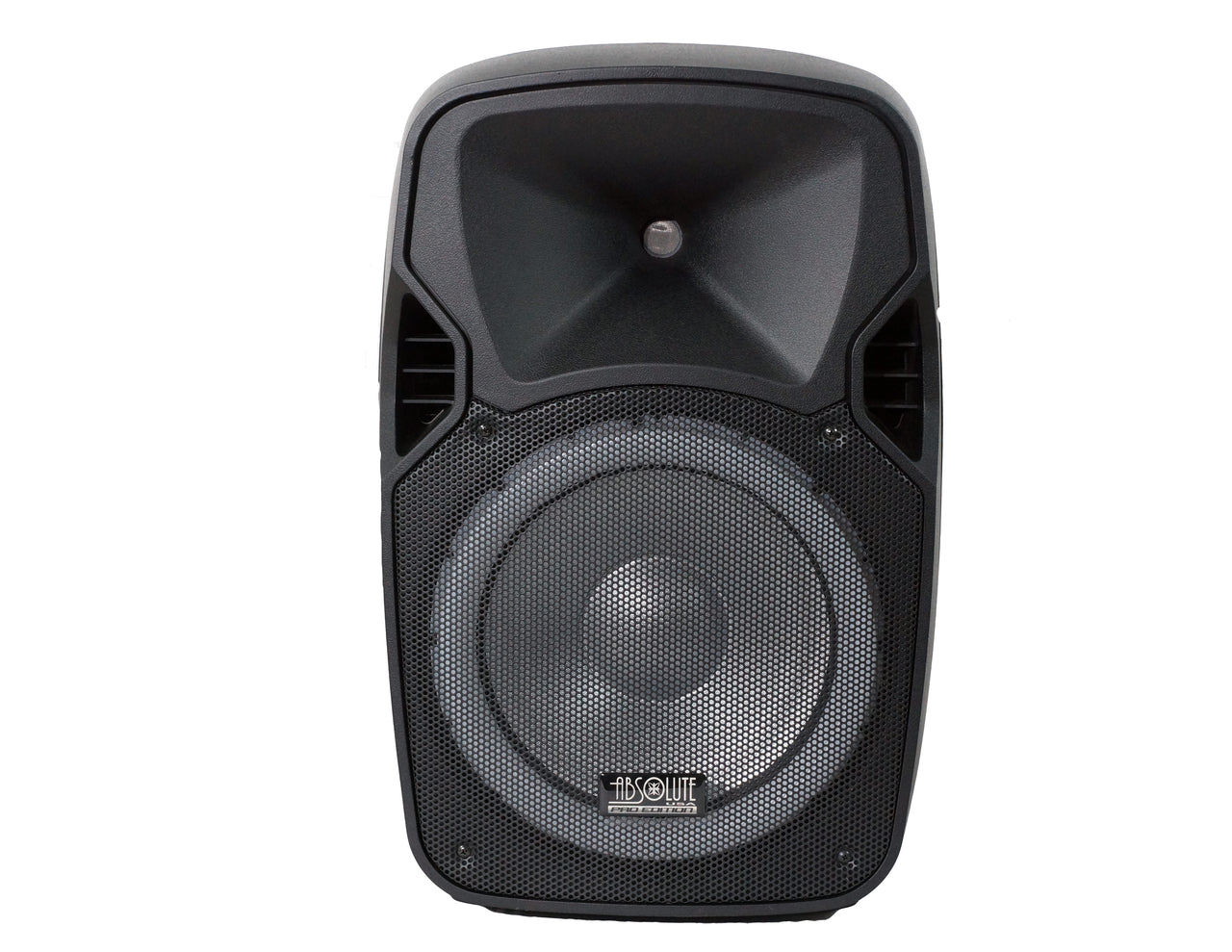 Absolute USA USPROBAT12 12" Wireless Portable PA Speaker System 3000W High Powered Bluetooth Indoor and Outdoor DJ PA Sound Stereo Loudspeaker USB SD MP3 AUX Input Flashing Party Light & FM Radio