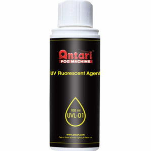 Antari UVL-01 Blue UV Fluorescent Agent for Snow and Bubble Machines - 100mL