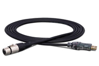Thumbnail for Hosa UXA-110 TRACKLINK Microphone USB Interface XLR3F to USB Type A 10 foot
