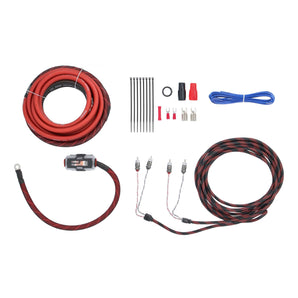 T-SPEC V12-AK4 v12 4 AWG Amp Kit - 2400 W with RCA Cable