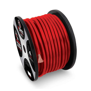 T-SPEC V12PW-1050 1-0 AWG 50ft Matte Red OFC Power Wire - v12 Series