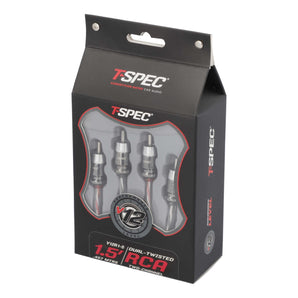 T-SPEC V12R1-5 RCA v12 Series 2-Channel Audio Cable - 1.5 FT