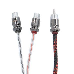 T-SPEC V12RY2 RCA v12 Series 2-Channel Audio Cable - 1M-2F