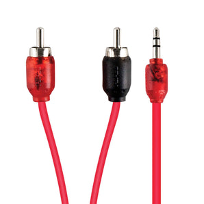 T-SPEC V6R35-12IN v6 Series 2-Channel RCA to 3.5MM Jack - 12 Inch