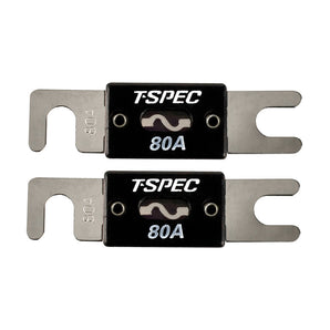 T-SPEC V8-ANL80 ANL Fuses V8 Series Nickel Plated-2 Pack