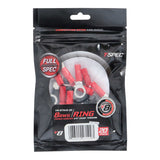 T-SPEC V8-RTN19-20 8 AWG ring terminal pack showing 20 nickel plated connectors in a clear bag